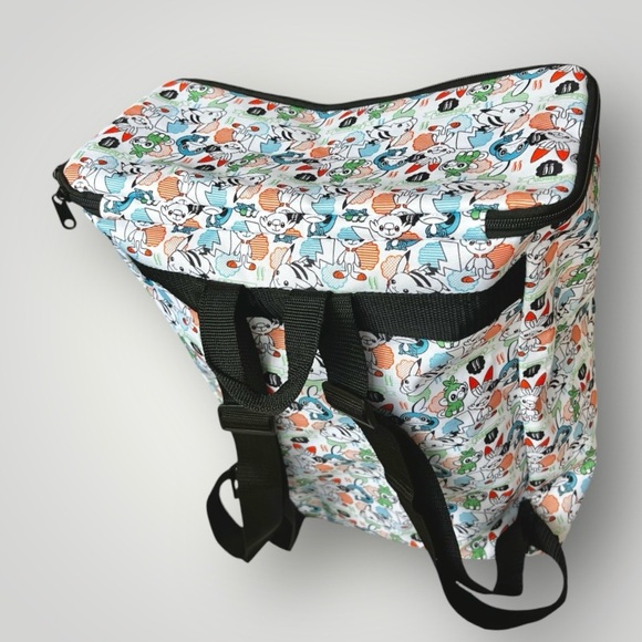 Pokemon Top-Loader Entry Backpack Large Pikachu White Water Resistant Japanese - Picture 7 of 10